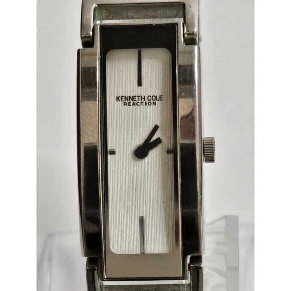 Unique Ladies Kenneth Cole KC4615 Rectangular Quartz Watch New Battery Free Ship main image 11